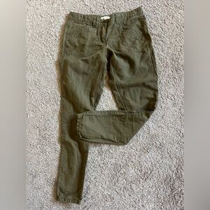 Loft jeans size 2. Army green